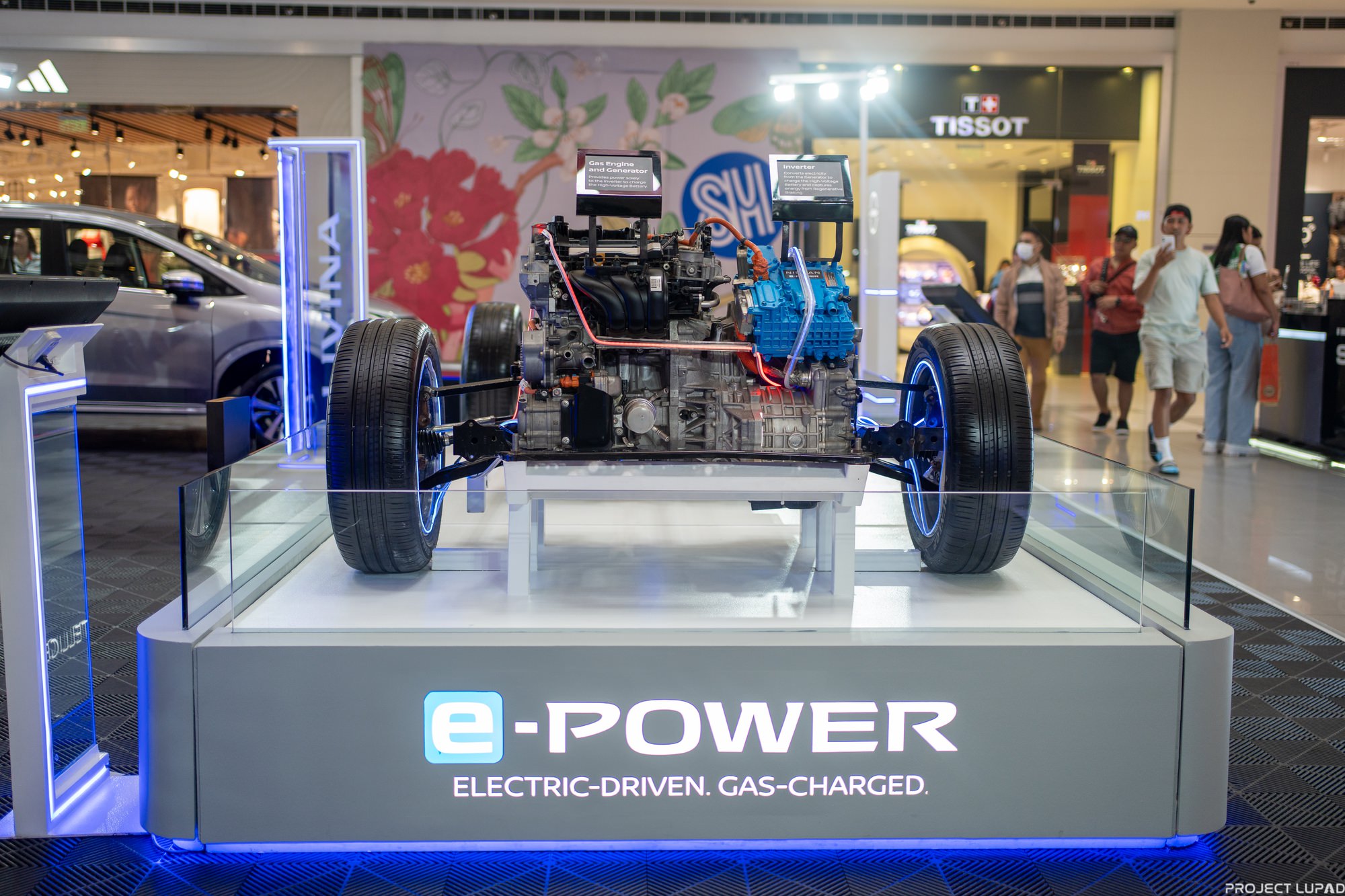 The Nissan e-POWER display at SM CDO Downtown