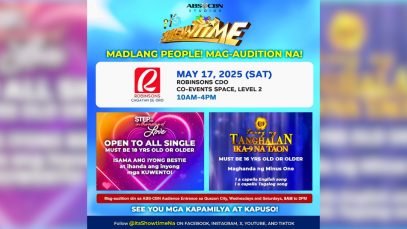 Join the It’s Showtime Auditions at Robinsons CDO on May 17, 2025 Project LUPAD