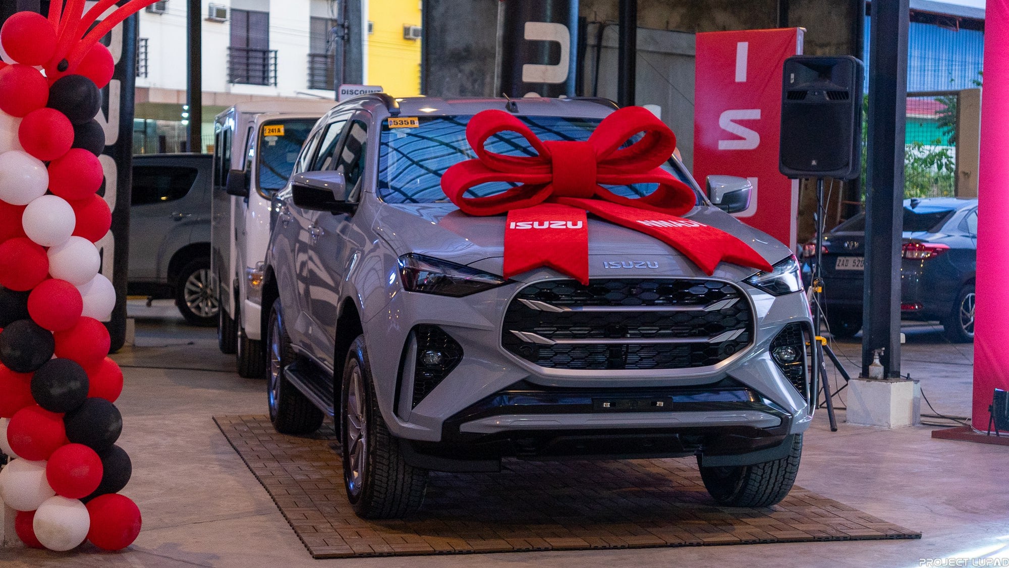 The 2025 Isuzu mu-X at its reveal in Cagayan de Oro, shot for this Isuzu case study by Project LUPAD