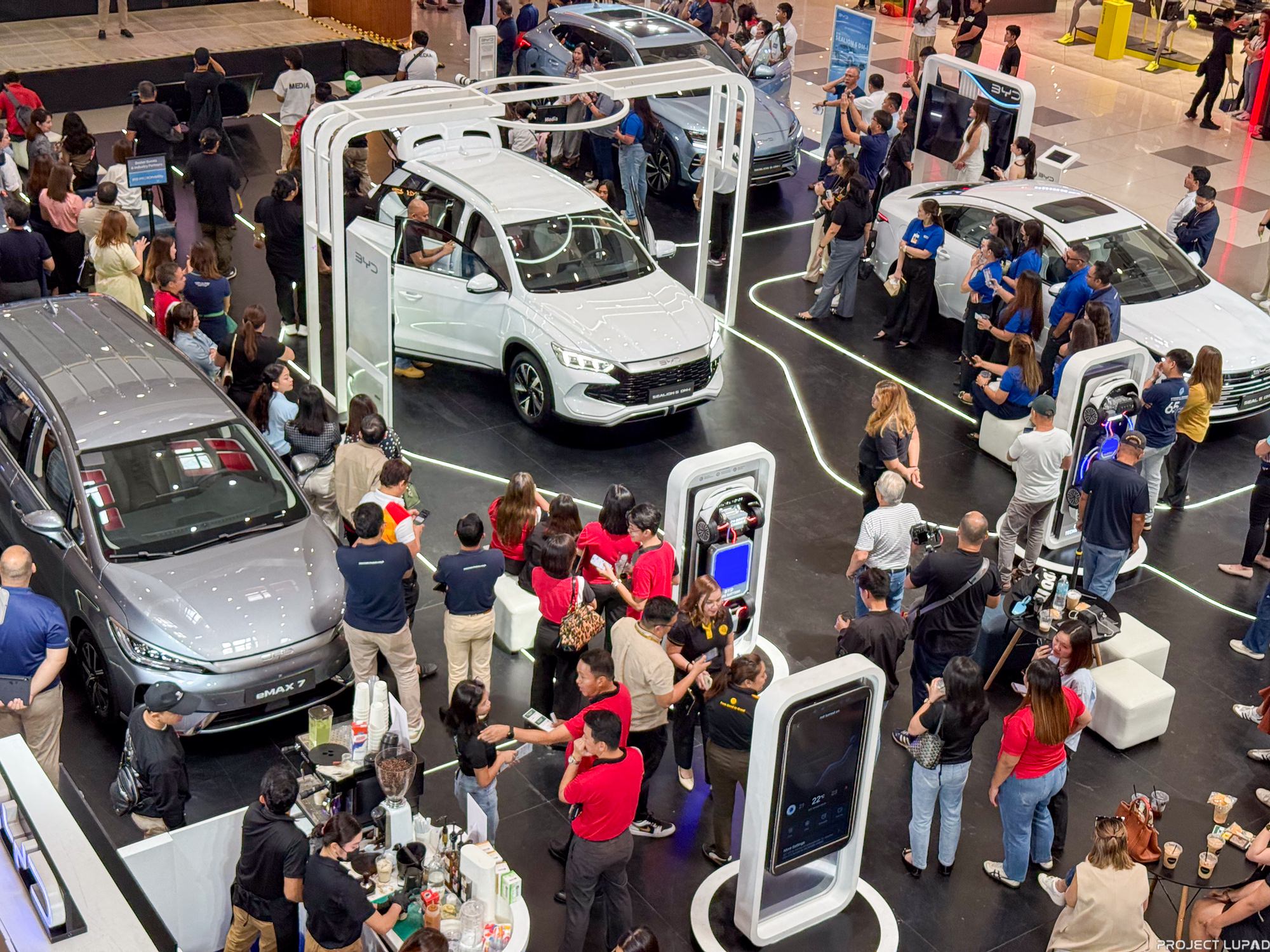 Guests at the BYD Tech Tour
