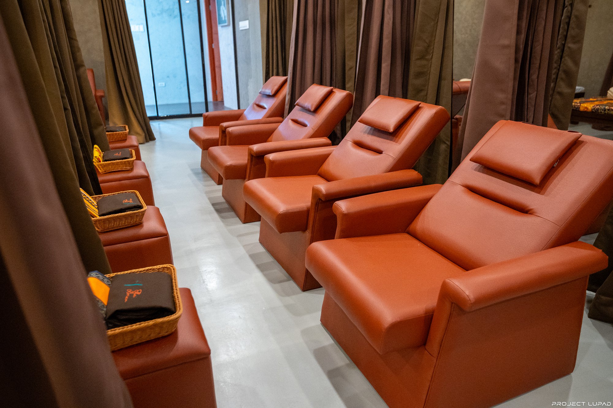 Foot spa chairs at Thai Boran Massage Kauswagan