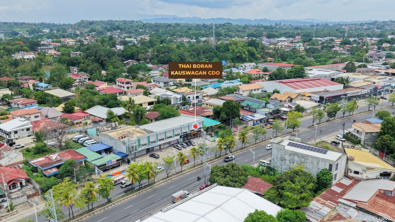 Aerial view of Kauswagan, home of the new Thai Boran Massage