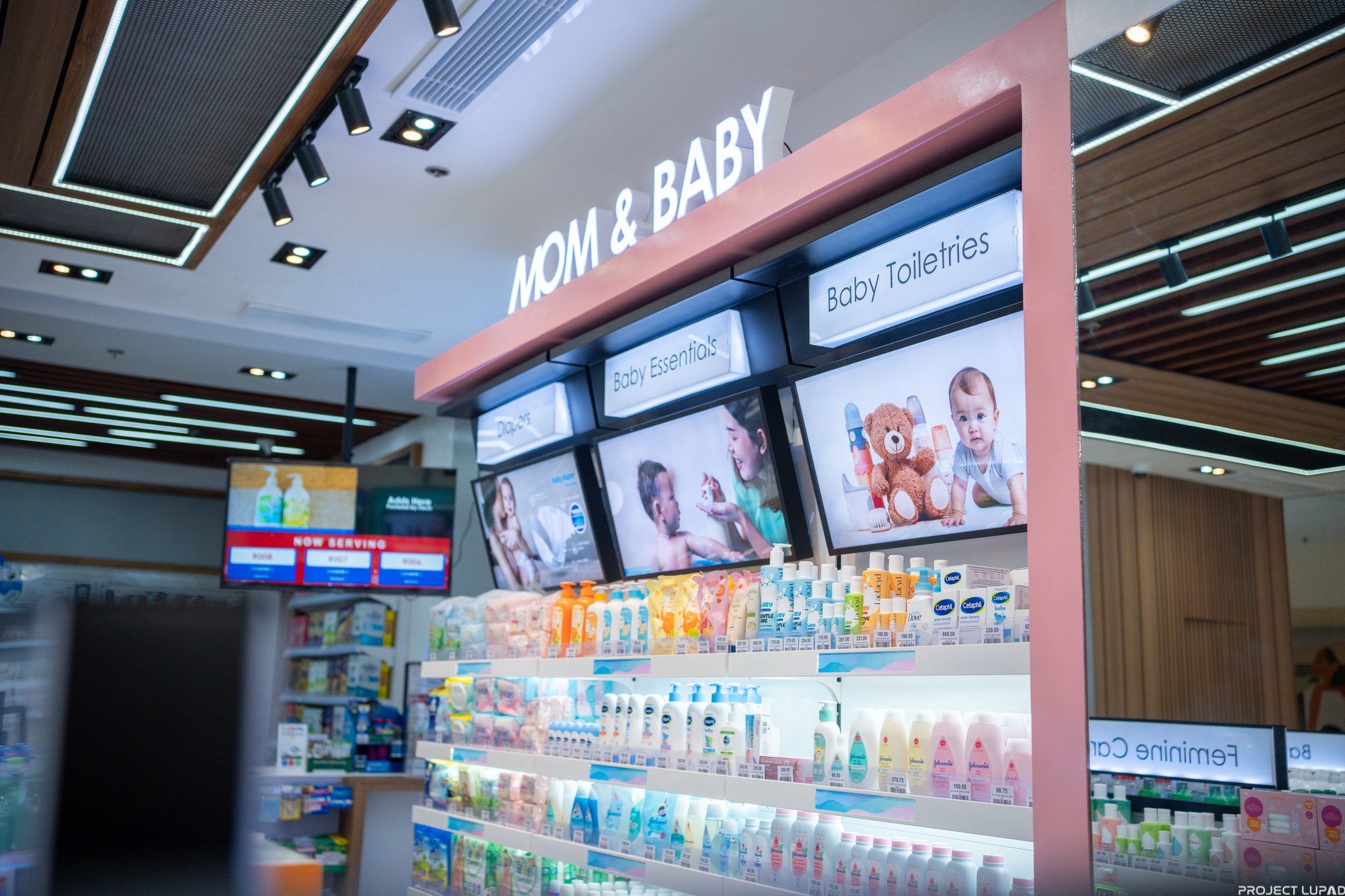 The Mom & Baby section at Rose Pharmacy Ayala Malls Centrio