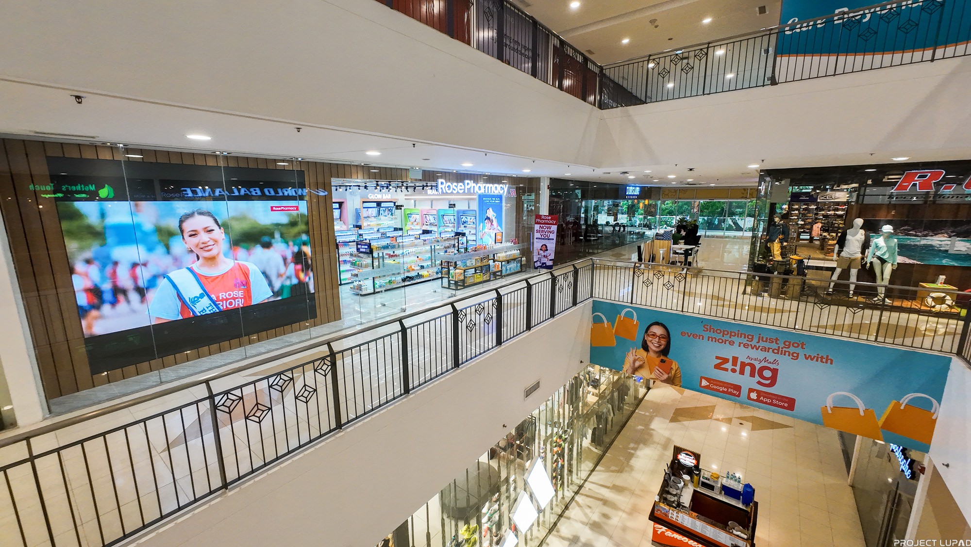 Rose Pharmacy seen from inside Ayala Malls Centrio