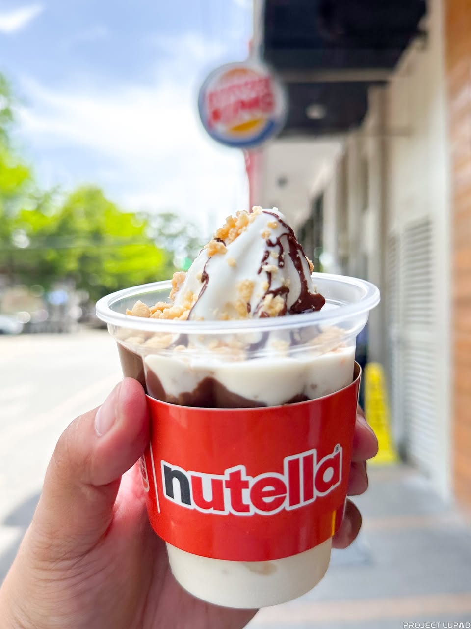 The Burger King Nutella Sundae