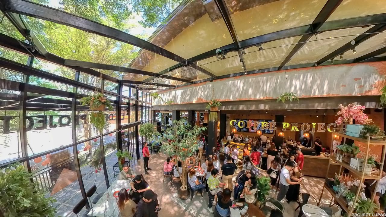The terrace at Coffee Project Gran Europa