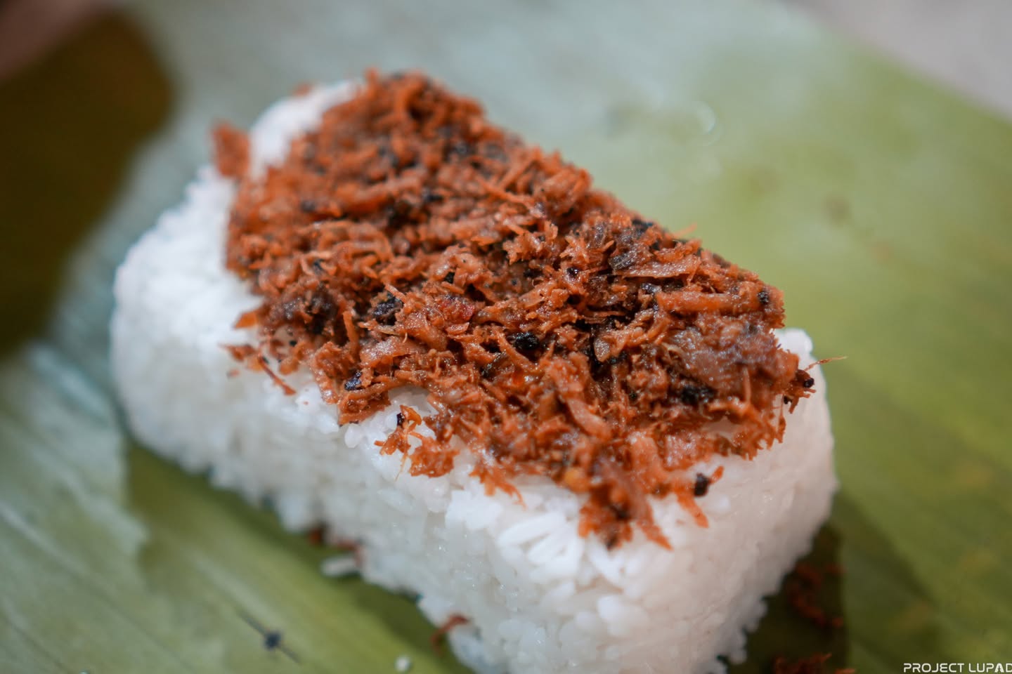 Pastil served at the Kadayawan Festival