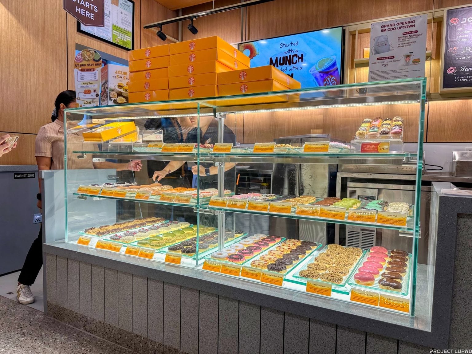J.CO donuts on display