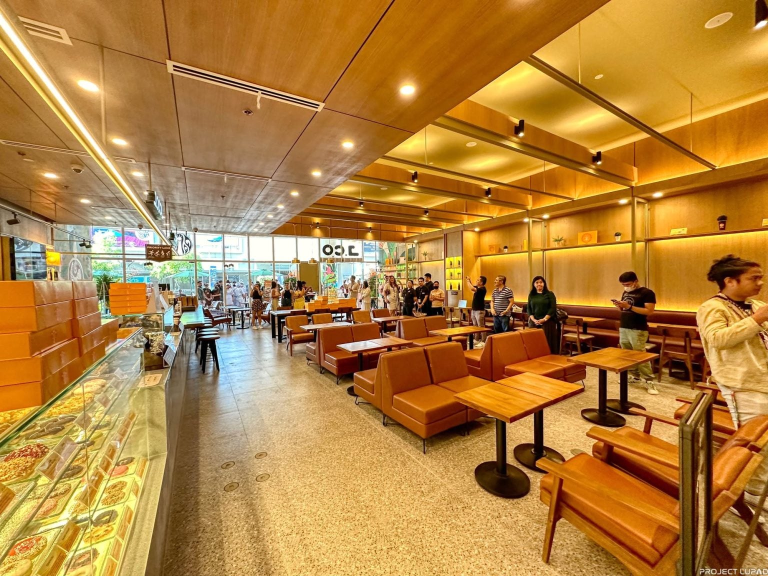 Seating area of the biggest J.CO store at SM City CDO Uptown