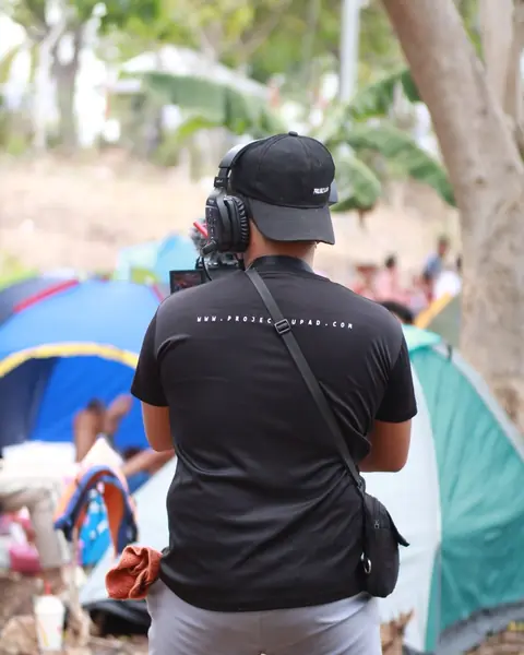 Project LUPAD crew: On location