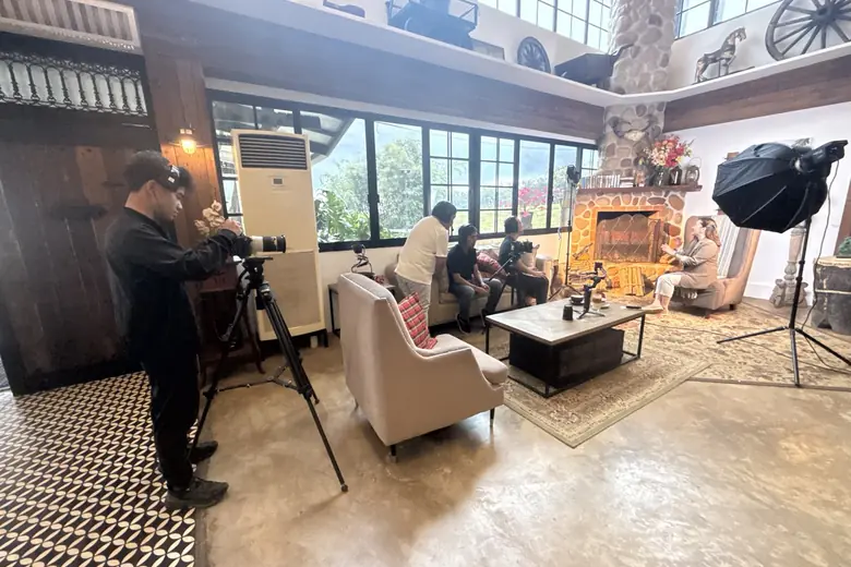 Project LUPAD crew: Interview setup