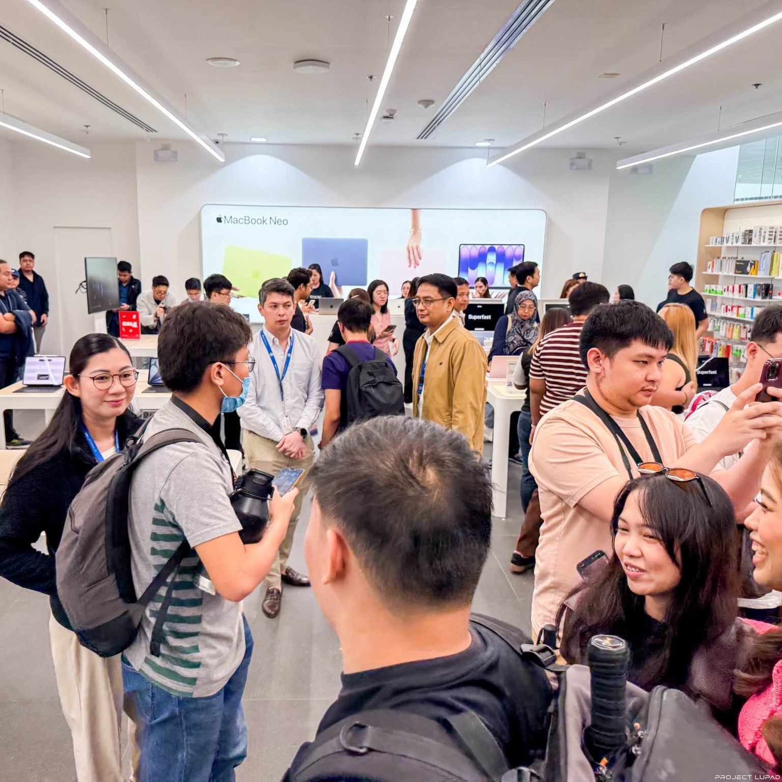 Guests inside the new Power Mac Center at SM CDO Downtown